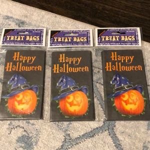 Vintage Halloween Treat Bags! 60 bags pumpkin Happy Halloween Amscan New